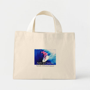 Tote Mini A bolsa de livros da Surfer Girl Summer.