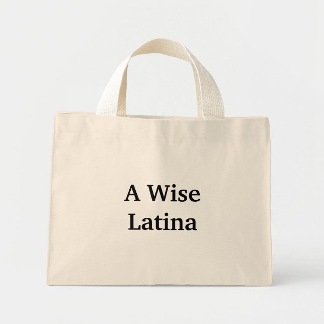 Tote Mini A Bolsa de Wise Latina (Frente)