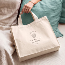 Tote Mini Bem-vindo à Bolsa de Boas-Vindas de Casamento Pers