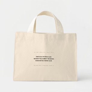Tote Mini Bolsa ainda mais perfeito para o clube de livros