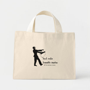Tote Mini bolsa da Bibliotecária Zombie