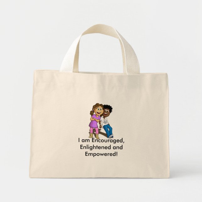 Tote Mini Bolsa de canvas (Frente)