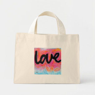 Tote Mini Bolsa de coleção minúscula de "AMOR"