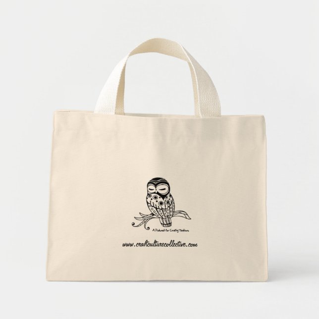 Tote Mini Bolsa de cultura de Artesanato (Frente)