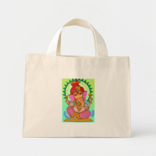 Tote Mini Bolsa de lona do Senhor Ganesha