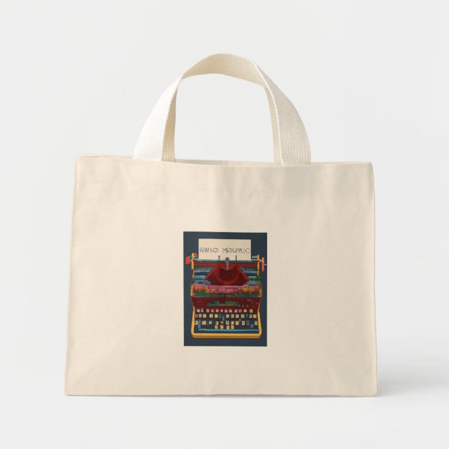Tote Mini Bolsa de mala de compras design (Frente)