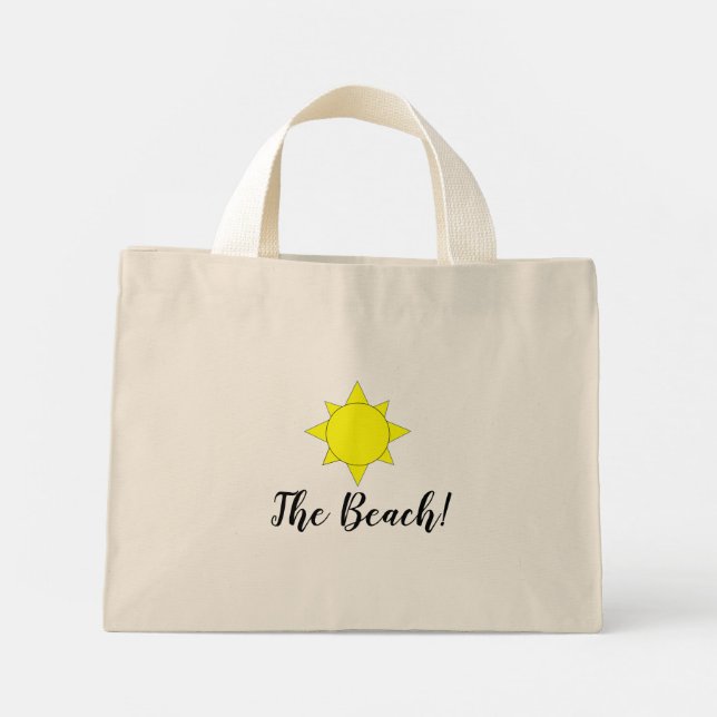 Tote Mini Bolsa de praia (Verso)