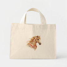 Bolsa de Transporte de Cavalo Floral Boho Equestre