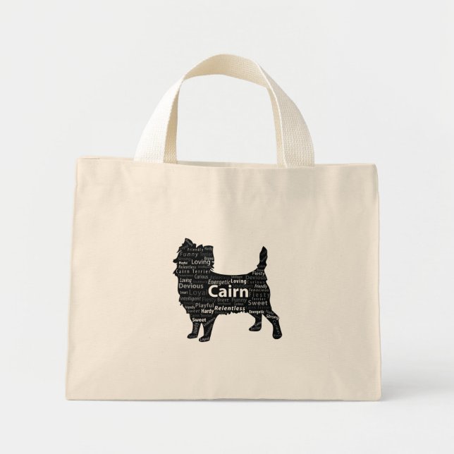 Tote Mini Bolsa do Cairn (Preto) (Frente)