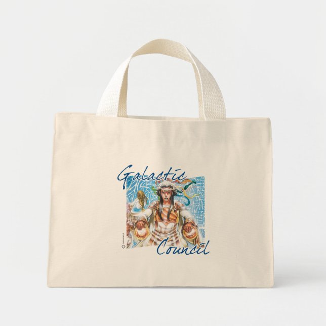Tote Mini bolsa do Conselho Galático (Frente)