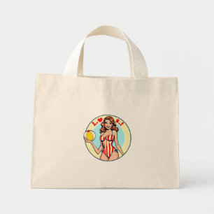Tote Mini Bolsa do dia a dia versátil: de terras para aventu