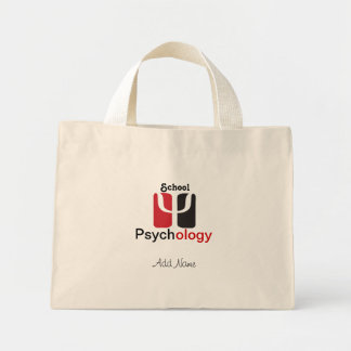 Tote Mini Bolsa do psicólogo da escola