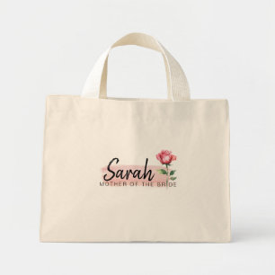 Tote Mini Bolsa Mãe da Noiva Rosa Cor-de-Rosa - Personalizar
