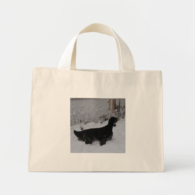 Tote Mini Bolsa Transportadora Gordon Setter (Frente)