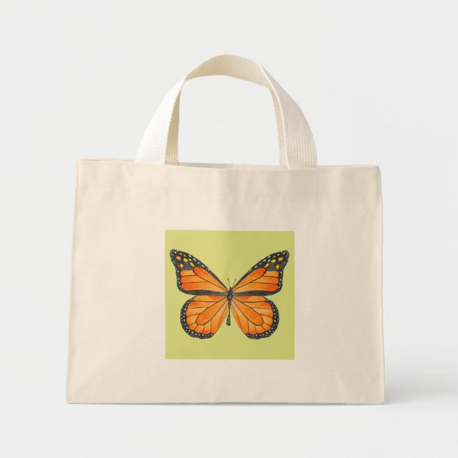 Tote Mini Borboletas em um Bolsa minúsculo (Frente)