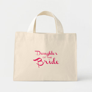 Tote Mini Filha de Bolsa rosa noiva