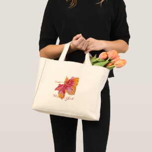 Tote Mini Havaiano Hibiscus   Bolsa de Nenhumas Flores