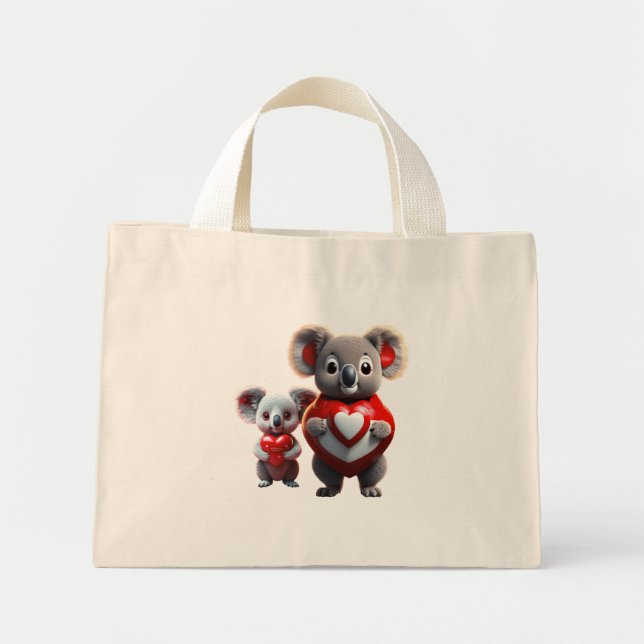 Tote Mini Koala Cuddle: Bolsa minúsculo" (Frente)