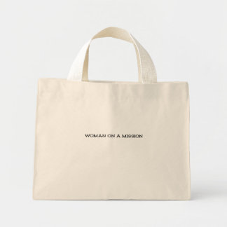 Tote Mini Mulher Em Uma Missão Pequena Bolsa