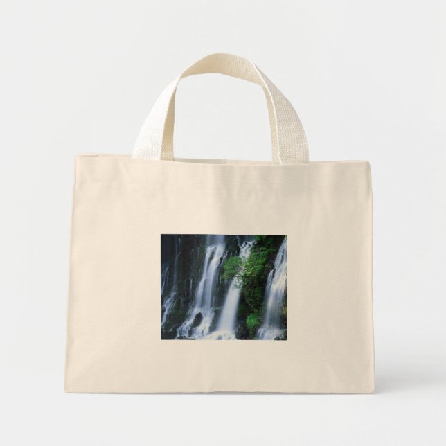 Tote Mini Parte inferior da cascata tripla numa Bolsa de can (Frente)