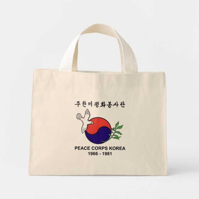 Tote Mini Peace Corps Korea Bolsa (Frente)