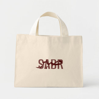 Tote Mini Sabr Bolsa Árabe de ComprasMinimalista Caligrafia 