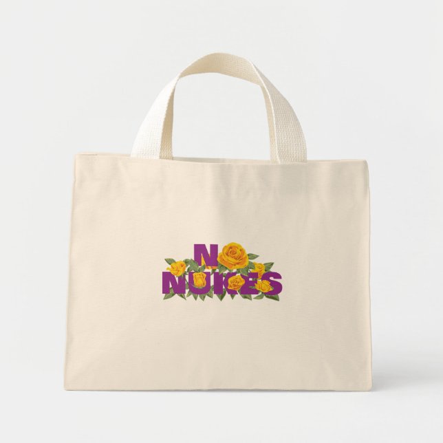 Tote Mini SEM NUKS - ROSA oficial de MISSÃO, Bolsa Tiny (Frente)