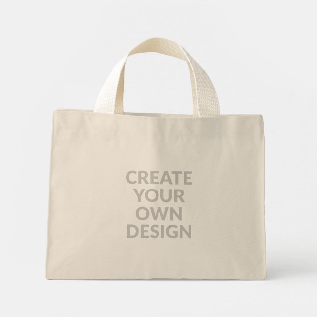 Tote Mini Simplesmente - Crie Sua Própria Bolsa de Compras (Verso)