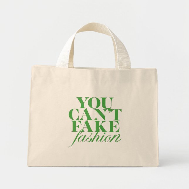Tote Mini Você não pode fingir que é uma bolsa de brinquedo (Frente)