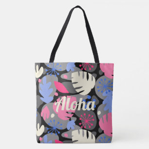 Tote Mod Monstera Leaf Bolsa de praia Tropical Havaiana