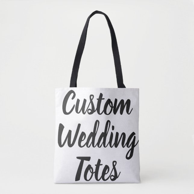 Tote Modelo Bolsa De Casamento Por Impressão (Frente)