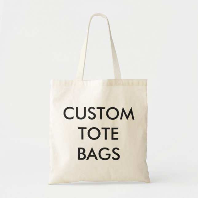 Tote Modelo de Vazio de Bolsa de orçamento personalizad (Frente)