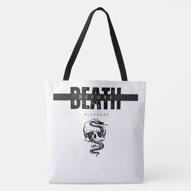 Tote Morte Antes da Desonra Bolsa (Frente)