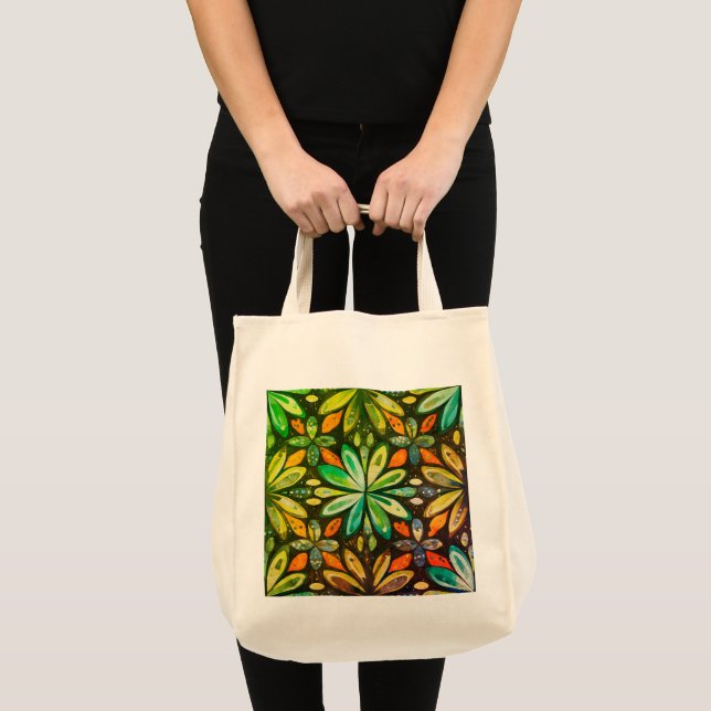 Tote Mosaico Tropical Eco Bolsa (Frente (produto))
