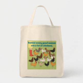 Tote Muita bolsa de compra da galinha