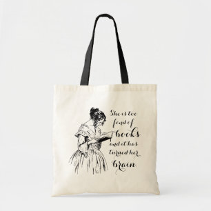 Tote Muito cara de livros Louisa May Alcott Bolsa