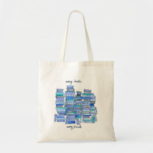 Tote Muitos livros, o bolsa de muitos amigos