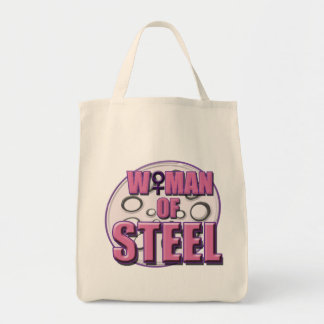 Tote Mulher do bolsa de aço