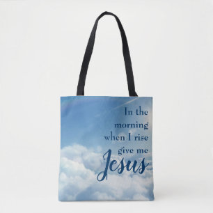 Tote Na manhã (o bolsa frente e verso)