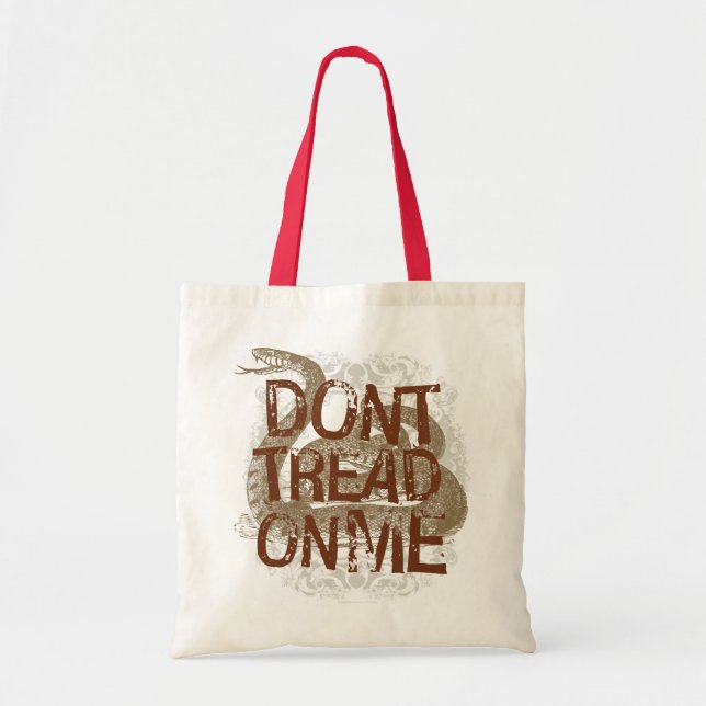 Tote Não pise em mim o bolsa (Frente)