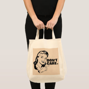 TOTE NÃO SE IMPORTE. BOLSA DA ESPOSA RETRO FUNNY