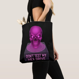 Tote Não testar minha unidade hexadecimal - Bolsa de cr
