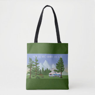 Tote Não tudo que Wander é perdido - o bolsa verde