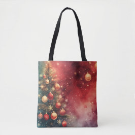 Tote Natal Joy Watercolor Bolsa