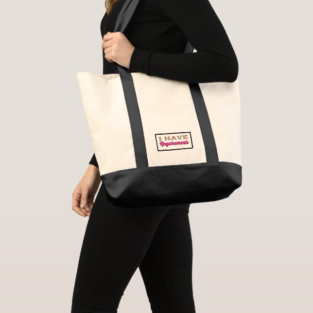 Tote NiCK DAViD - Bolsa de Canvas de requisitos (Frente (produto))
