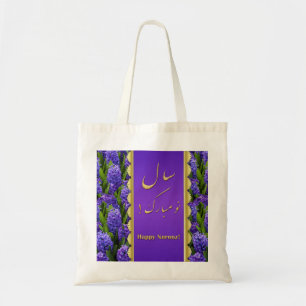 Tote Noble Happy Noroz Hyacinths - Bolsa de Orçamento