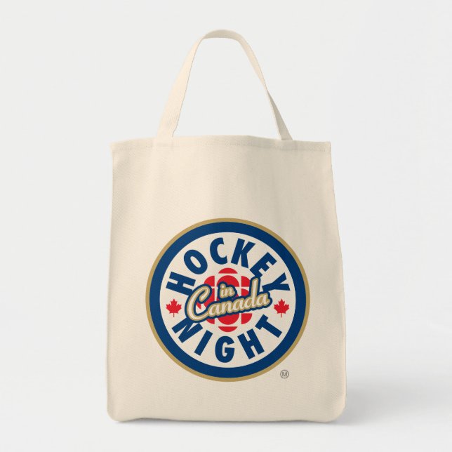 Tote Noite de Hockey na Bolsa de Grocery no Canadá (Frente)