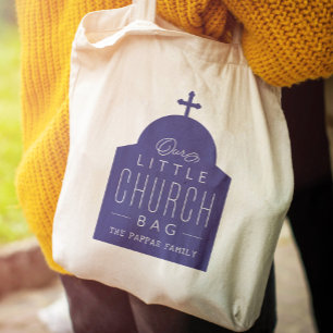 Tote Nossa pequena bolsa de igreja, linda abóbada ortod