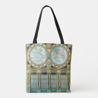 Tote Nouveau Monde Classical Map Grocery Bolsa