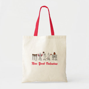 Tote Nova Iorque Dia de os namorados NYC - Pontos Bolsa